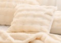 Couverture en Velours de Lapin - Épaisse et Réversible en Polaire pour Chambre
