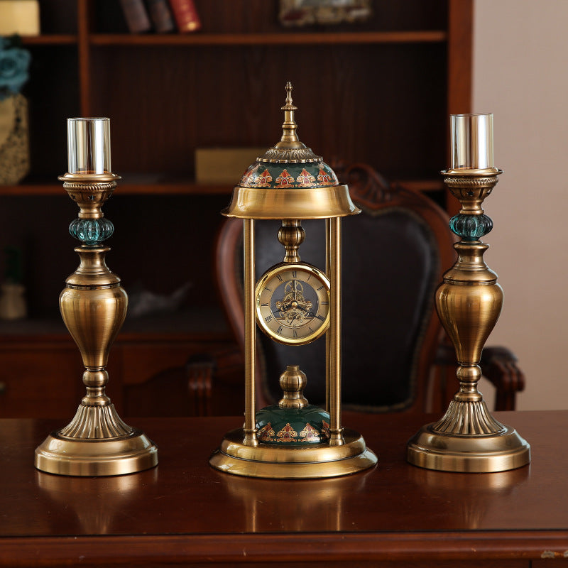 Pendule d'Ameublement Style Nordique en Métal : Élégance et Luxe pour Votre Intérieur