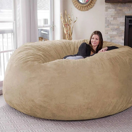 Canapé Paresseux 2,1 m Ultra Confort - Bean Bag Oversize pour un Détente Absolue