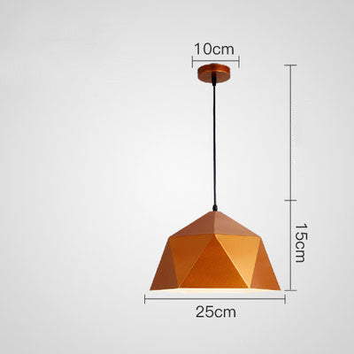 Lampes Suspendues Modernes : Design Géométrique Coloré pour Intérieur Contemporain