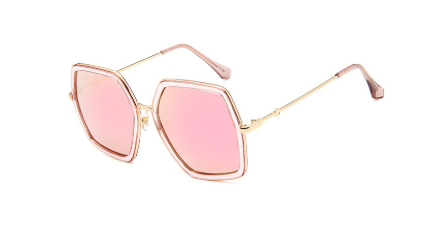 Lunettes de Soleil Rétro Oversize - Forme Carrée Élégante pour un Style Unique