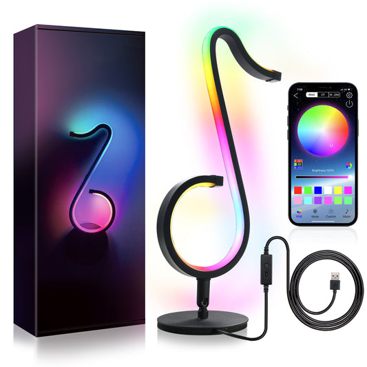 Lampe de Table RGB Symphony – Créatrice d'Ambiances Nocturnes