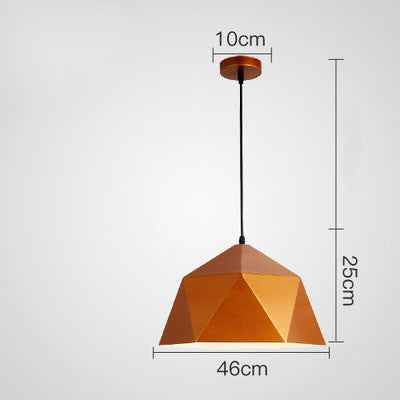 Lampes Suspendues Modernes : Design Géométrique Coloré pour Intérieur Contemporain