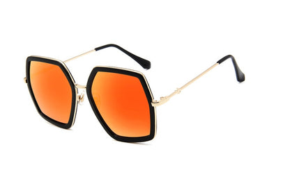 Lunettes de Soleil Rétro Oversize - Forme Carrée Élégante pour un Style Unique