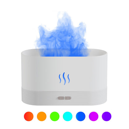 Simulateur de Flamme Senteur : Humidificateur Arôme Relaxant