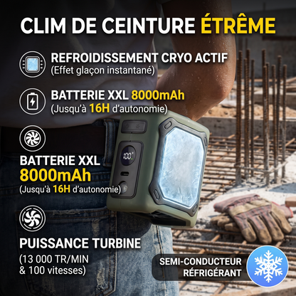 Climatiseur de Poche à Plaque Cryogénique Active
