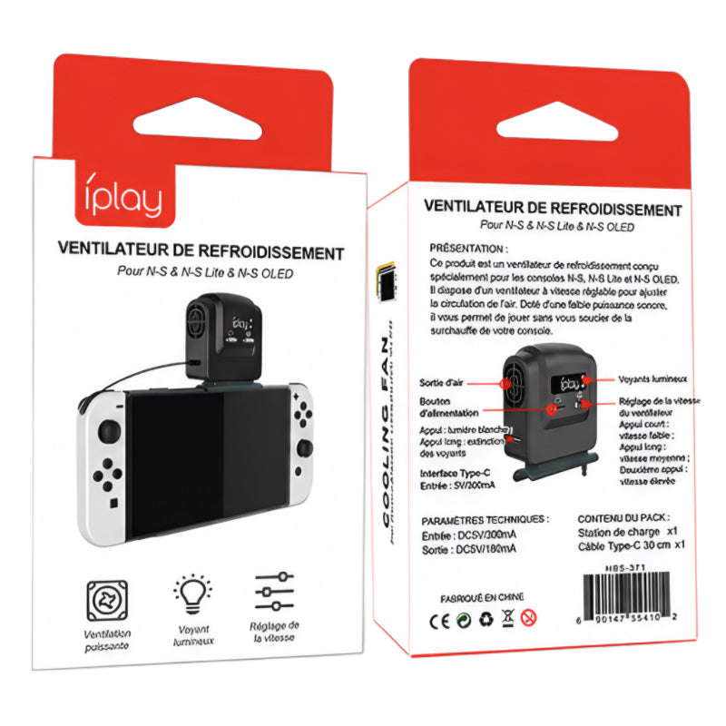 AeroSwitch™ – Ventilateur de Refroidissement Haute Performance pour Nintendo Switch & OLED